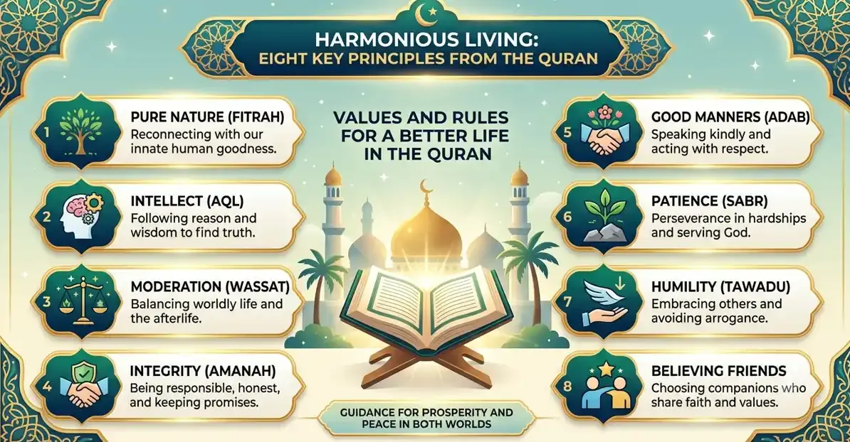 Rules for a better life in Quran